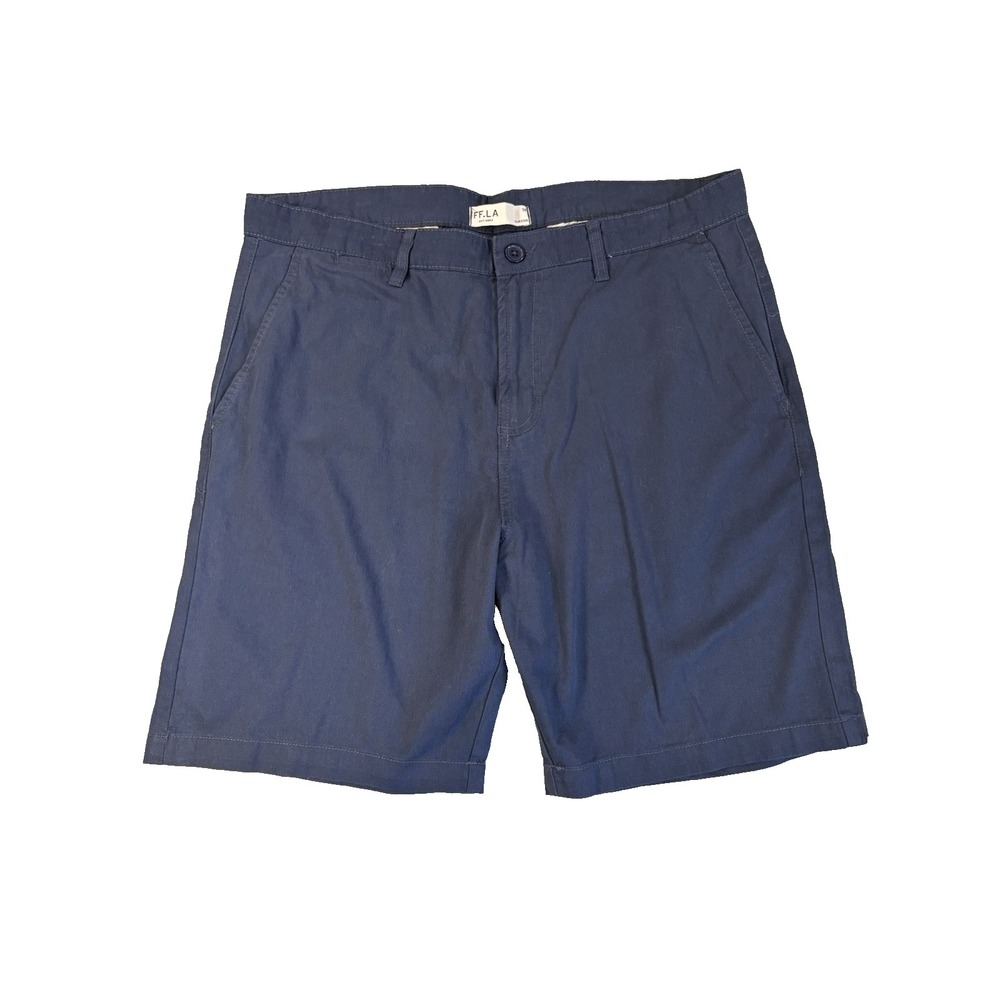 FIVE FOUR Los Angeles Shorts 36 Mens Navy Blue Classic Preppy Golf Country Club